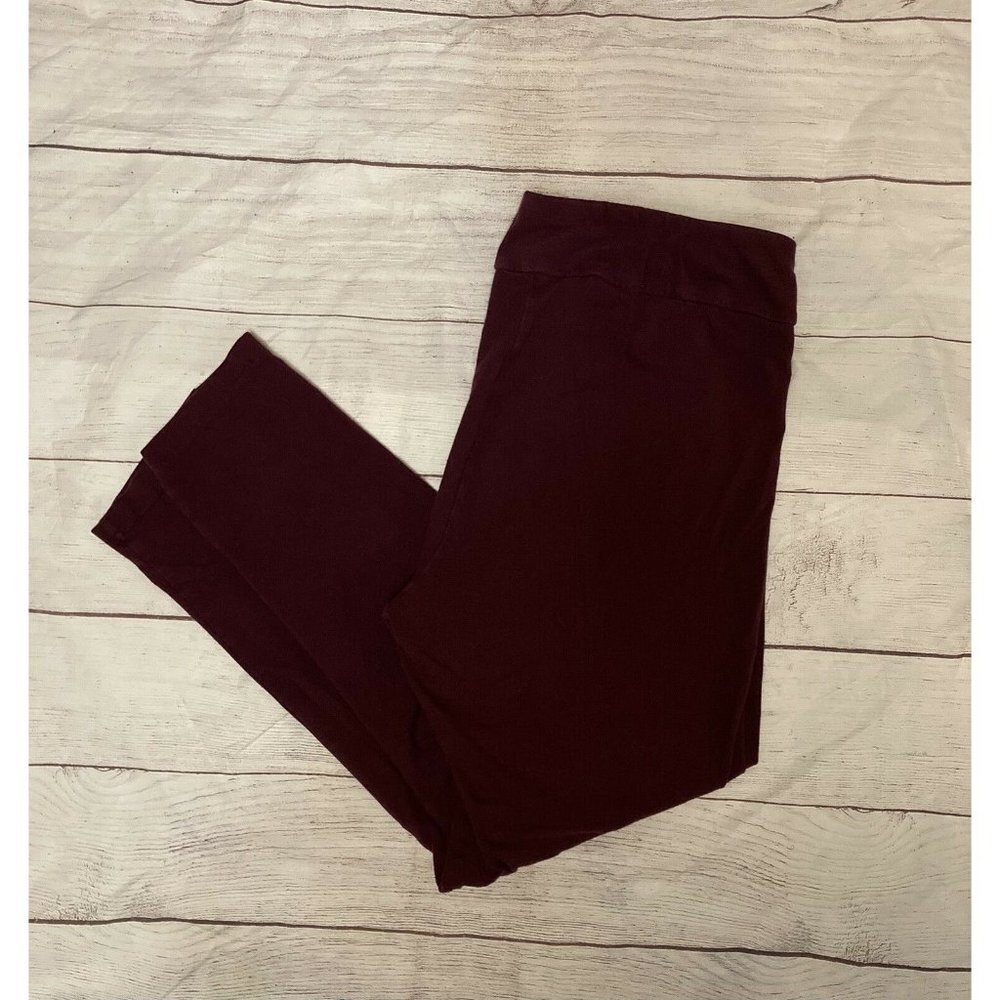 𝅺time & TRU XL Burgundy Red Leggings Marroon